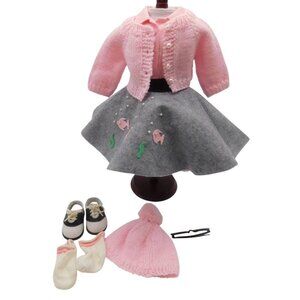 Handmade KMK Historical 50s Fish Poodle Skirt Set Fits 18" American Girl Dolls